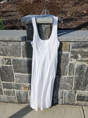 Free People Knot Your Average Midi Dress In Ivory XL